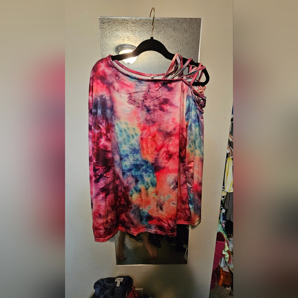 Vibrant Tie-Dye Sleeveless Top